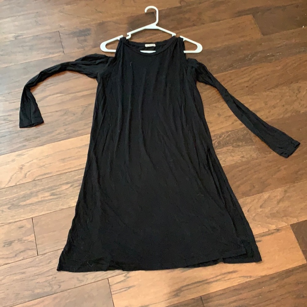 Black Cold Shoulder dress